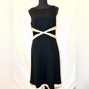 Ann Taylor Black Sheath Dress Size 6